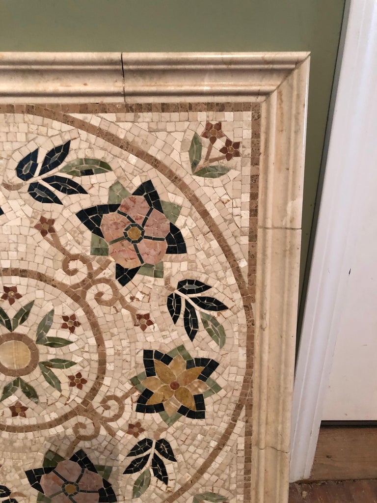 Mosaic Tile Medallion Centerpiece at 1stDibs