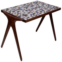 Vintage Mosaic Tile Side Table by Vladimir Kagan for Kagan-Dreyfuss, circa 1955