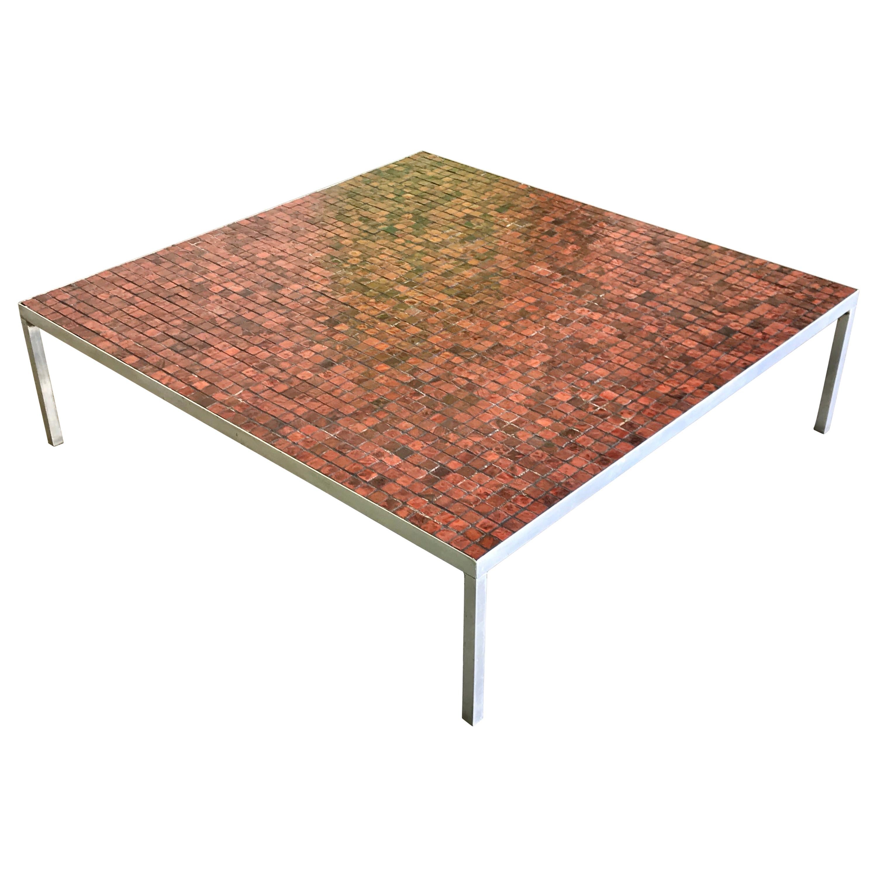 Custom Studio Design Mosaic Top Occasional Table