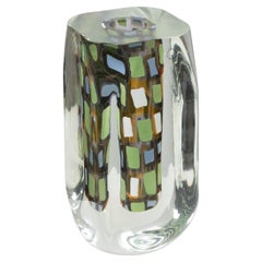 Mosaici blown glass vase by Rodolfo Dordoni