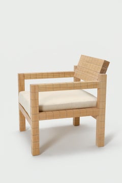 Mosaico Armchair in solid European oak by Marlot Baus