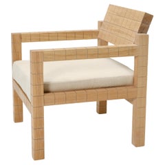 Mosaico Armchair in solid European oak by Marlot Baus