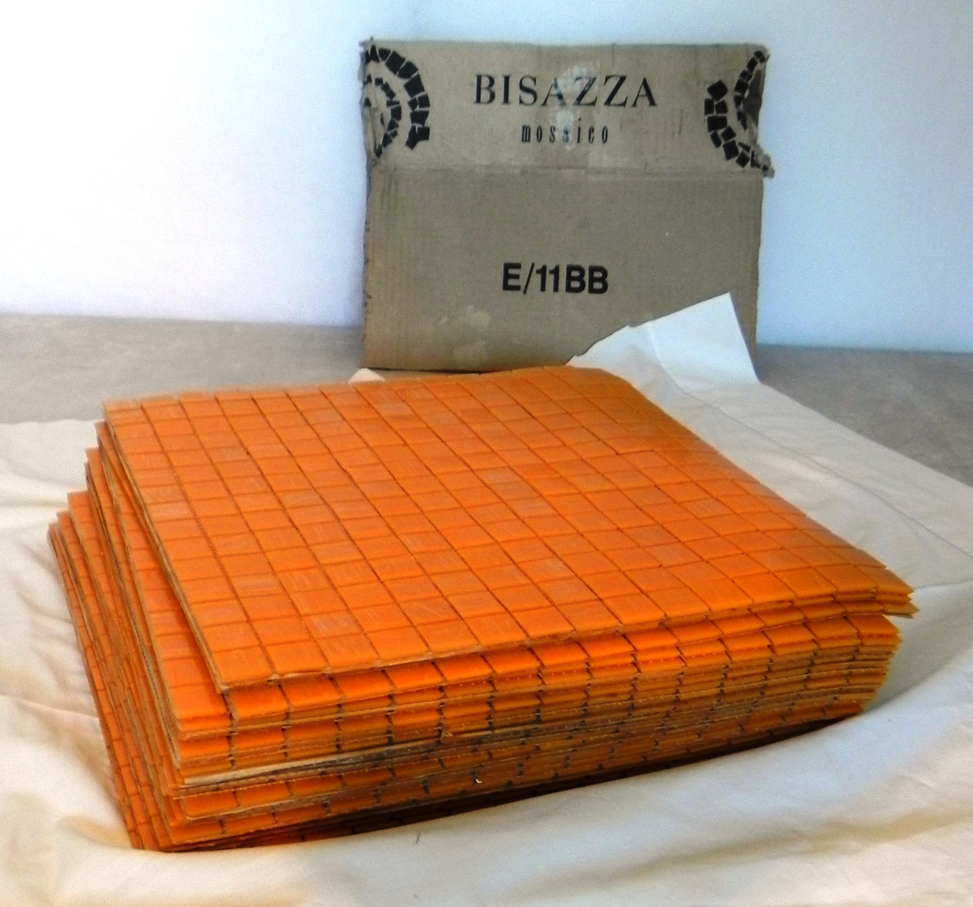 Modern Mosaico Bisazza Arancione, Anni 90 For Sale