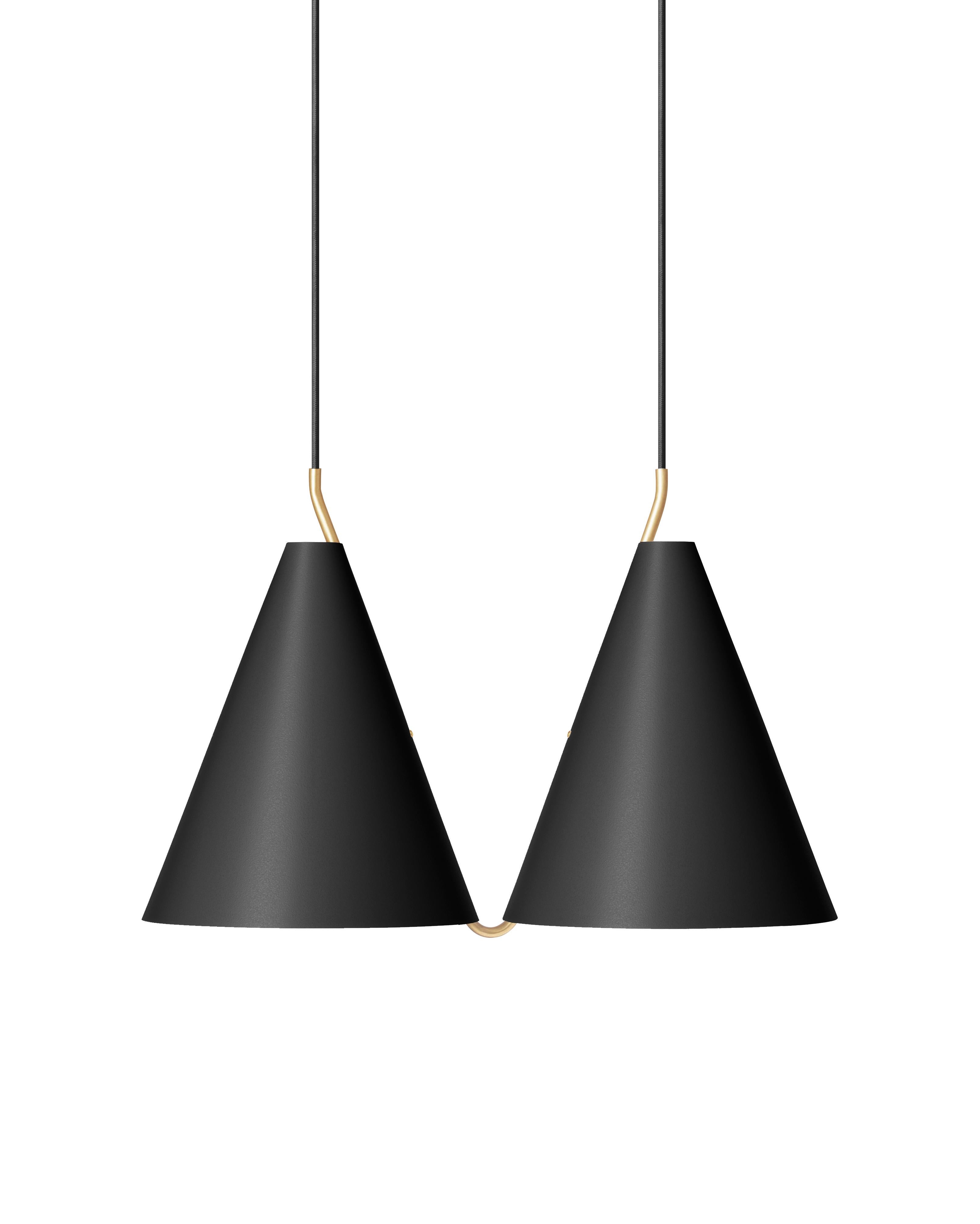 Contemporary 'Mosaik II', Pendant Lamp in Black Steel by Lyfa For Sale