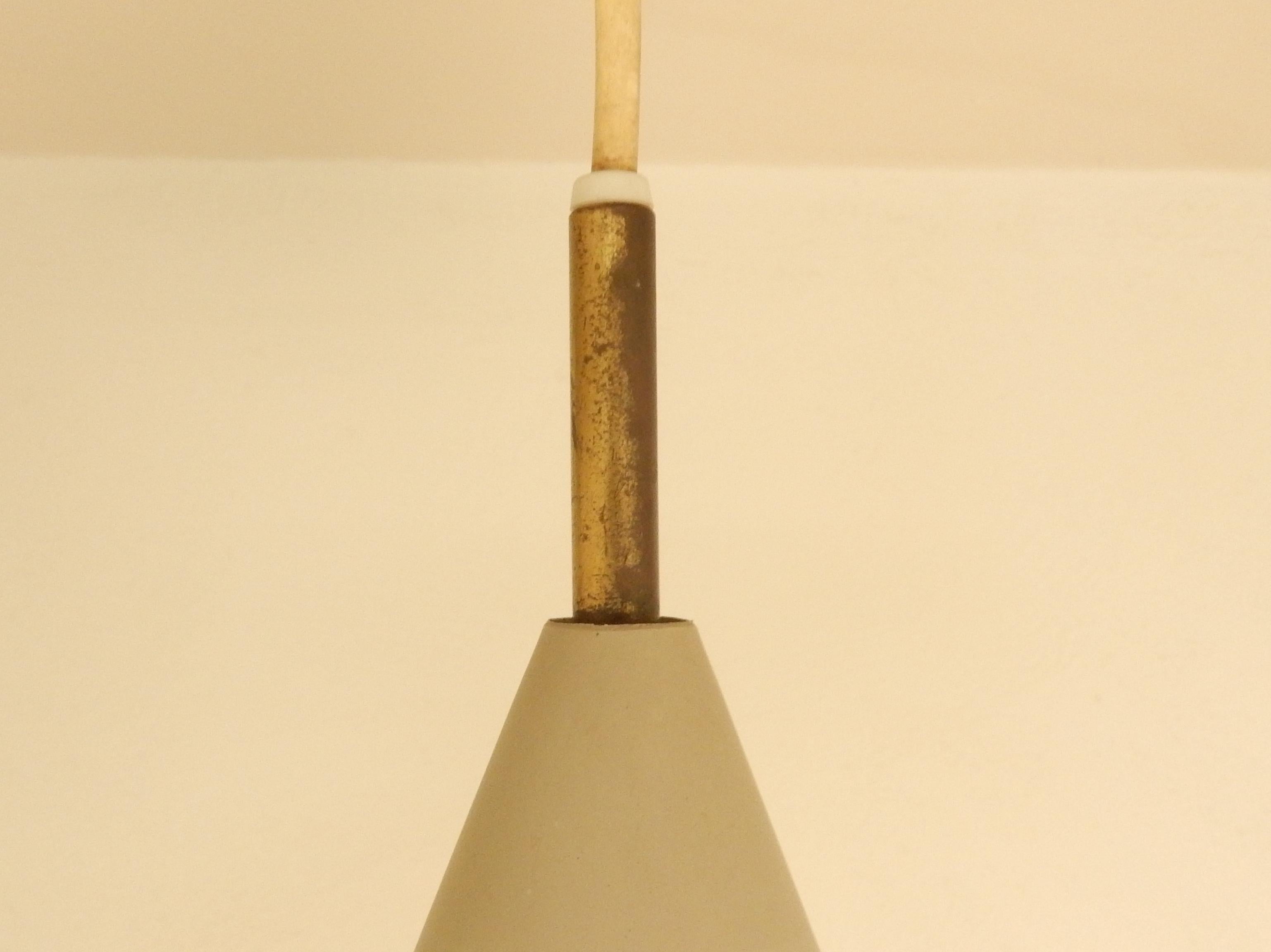 Danese Lampada a sospensione Mosaik di Bent Karlby per Lyfa, Danimarca, anni '50 in vendita