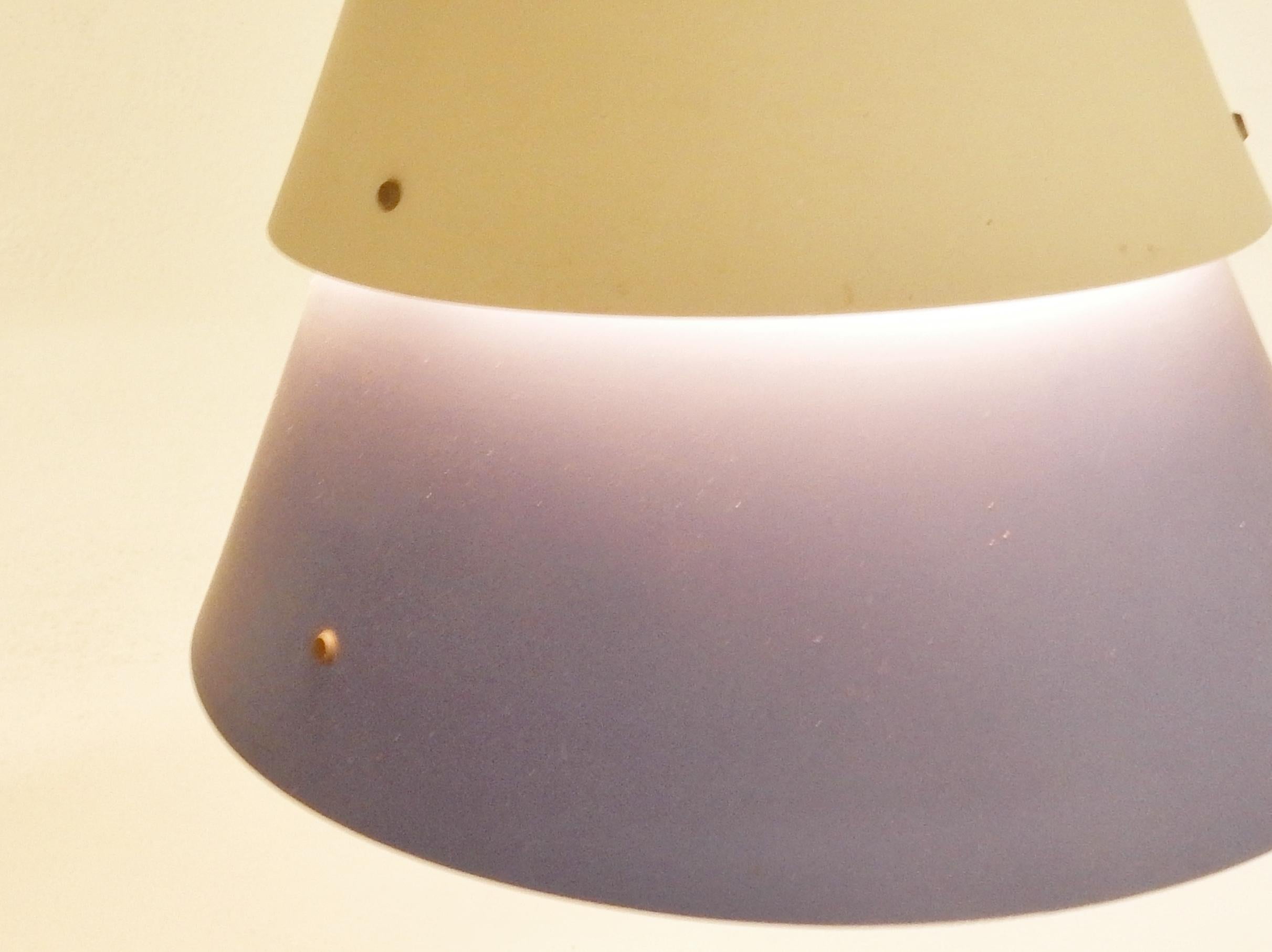 Lampada a sospensione Mosaik di Bent Karlby per Lyfa, Danimarca, anni '50 in vendita 1