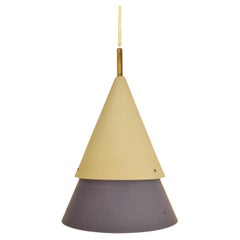 Mosaik pendant lamp by Bent Karlby for Lyfa, Denmark, 1950's