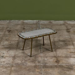 Mosaikmöbel Petite Side Table with Mosaic Tile Top
