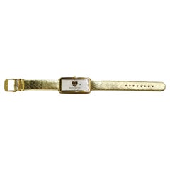 Used Moschino 1980s Gold Tone Watch