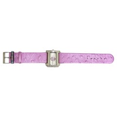 Vintage Moschino 1980s Pink Crystal Watch