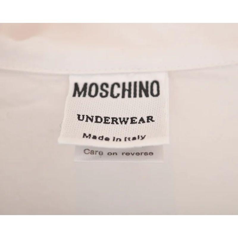 Moschino 1990's 'Night & Day' Novelty Fun Cotton Pyjama Shirt For Sale 1