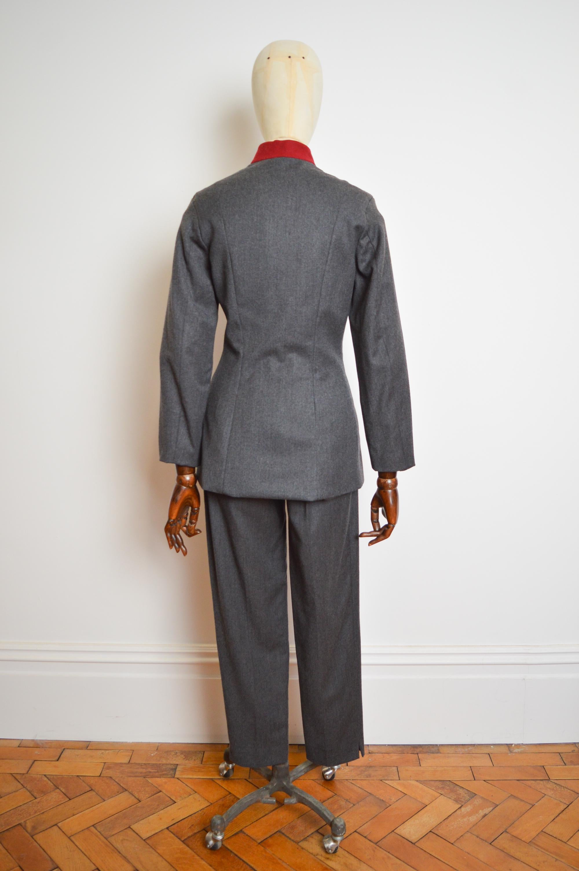 Moschino 1990s Rare Archival Nuts about you Cheap & Chic fantasy blazer & Pants For Sale 7