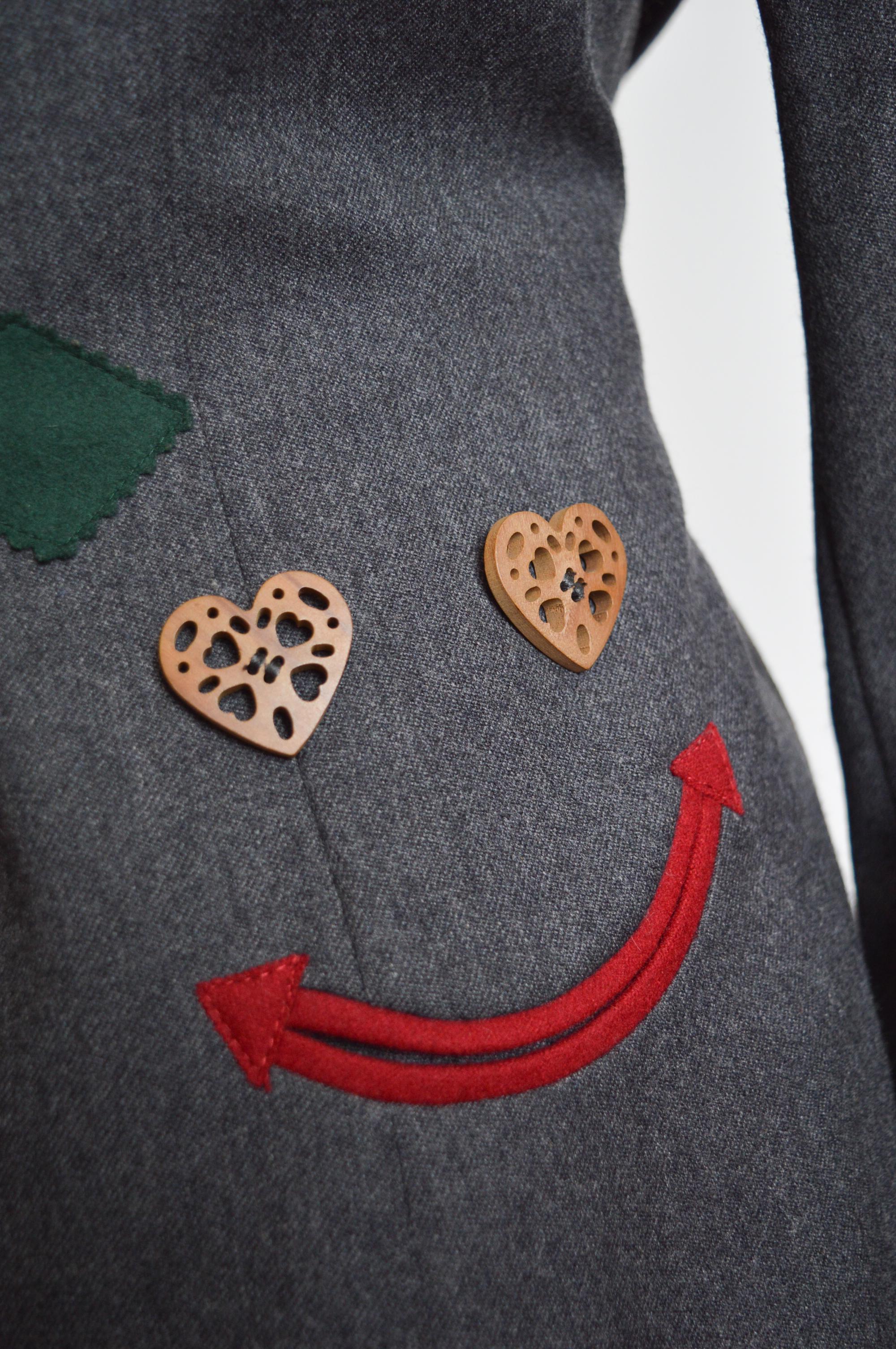 Moschino 1990s Rare Archival Nuts about you Cheap & Chic fantasy blazer & Pants For Sale 10
