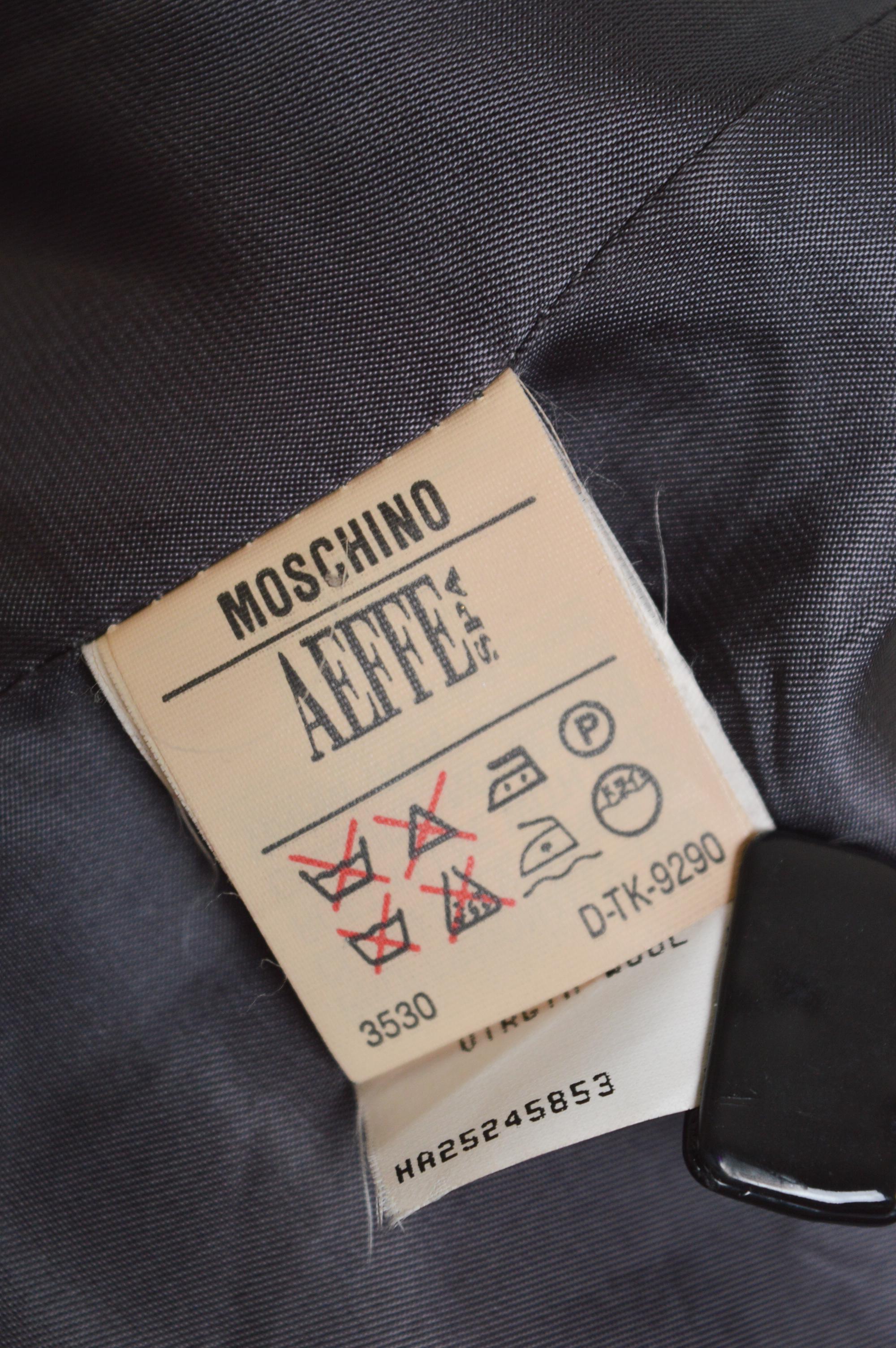 Moschino 1990s Rare Archival Nuts about you Cheap & Chic fantasy blazer & Pants For Sale 12