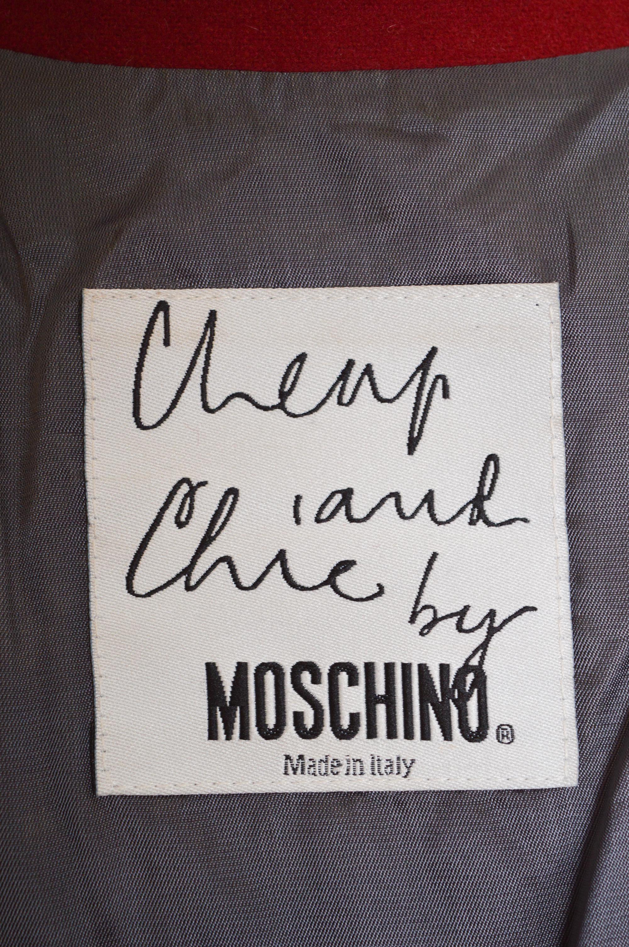 Moschino 1990s Rare Archival Nuts about you Cheap & Chic fantasy blazer & Pants For Sale 2