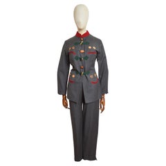 Moschino 1990er Jahre Rare Archival Nuts about you Cheap & Chic Fantasie Blazer & Hose