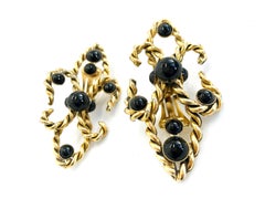Moschino 1990s Vintage Statement Clip On Earrings