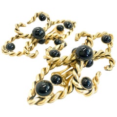 Moschino 1990s Vintage Statement Clip On Earrings