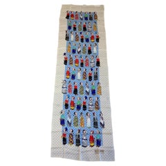Moschino 2000s Cheap & Chic Olive Oyl Popeye Foulard