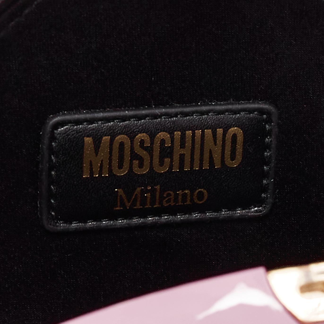 MOSCHINO 2021 Runway Jeremy Scott blow dryer gold chain crossbody clutch bag 3