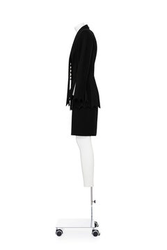 MOSCHINO 90's Iconic and rare Cheap and Chic fringed suit