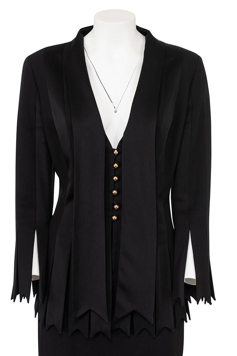 da uomo o donna MOSCHINO 90's Iconic and rare Cheap and Chic fringed suit in vendita