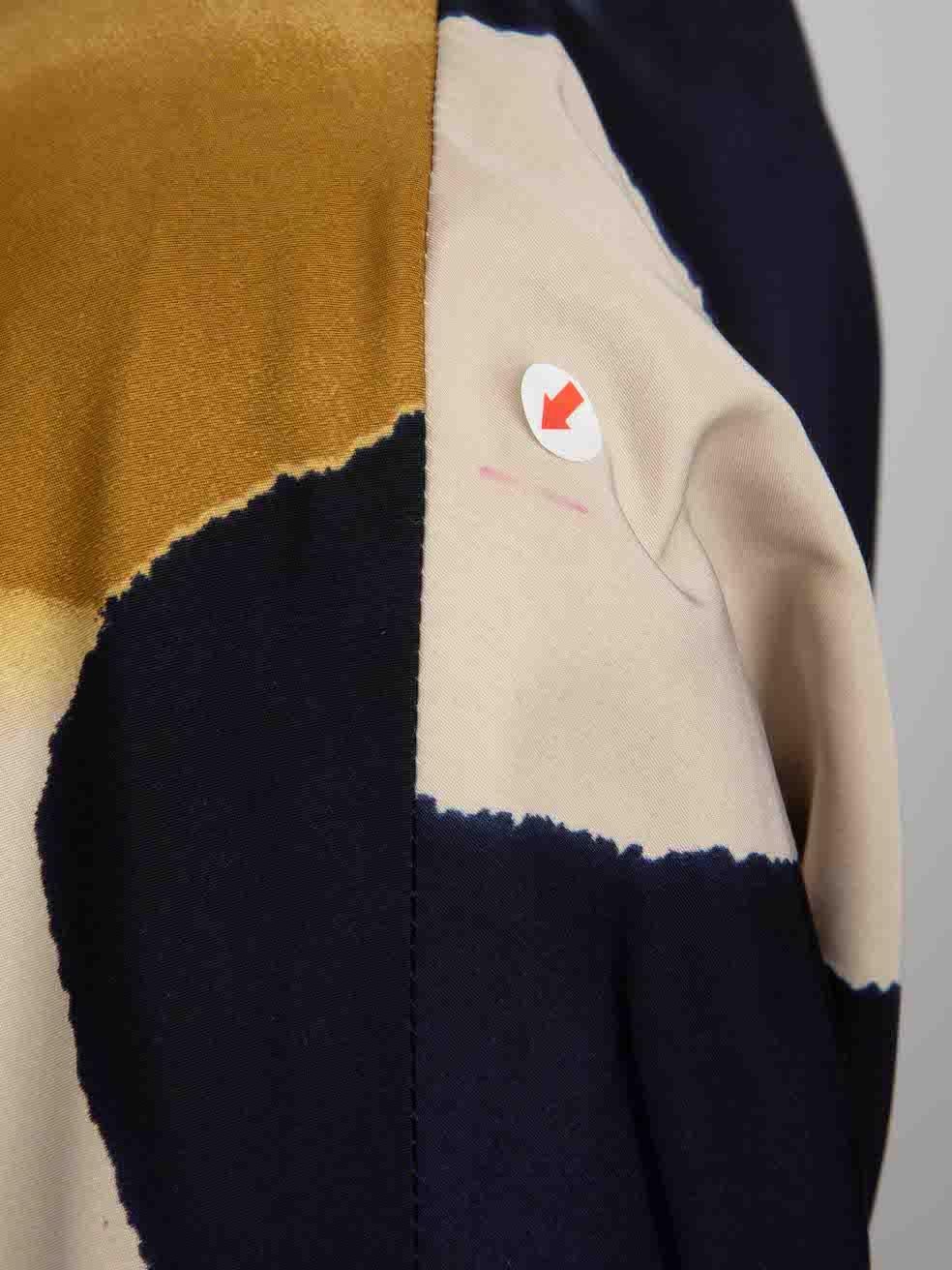Moschino Abstract Pattern Single Breasted Jacket Size M In Good Condition In London, GB