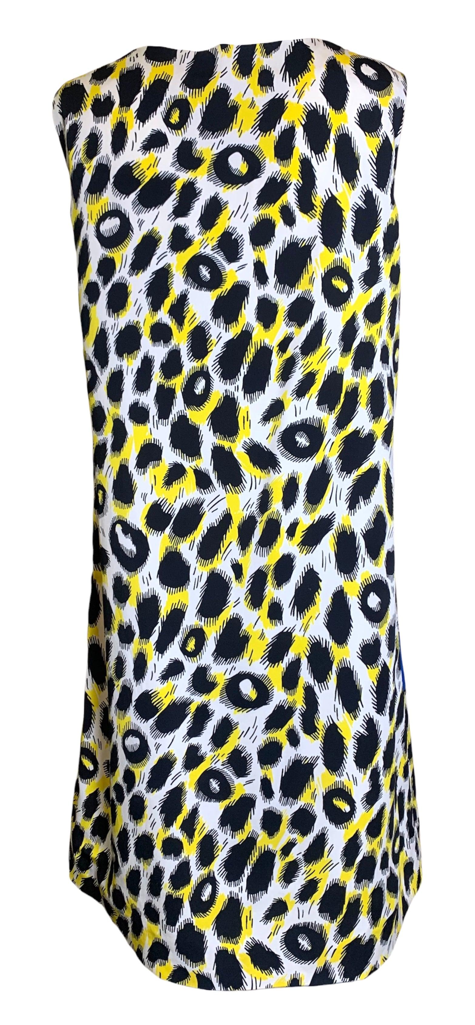Black Moschino Animal & Hand Pop Art Print Dress, 2010s For Sale