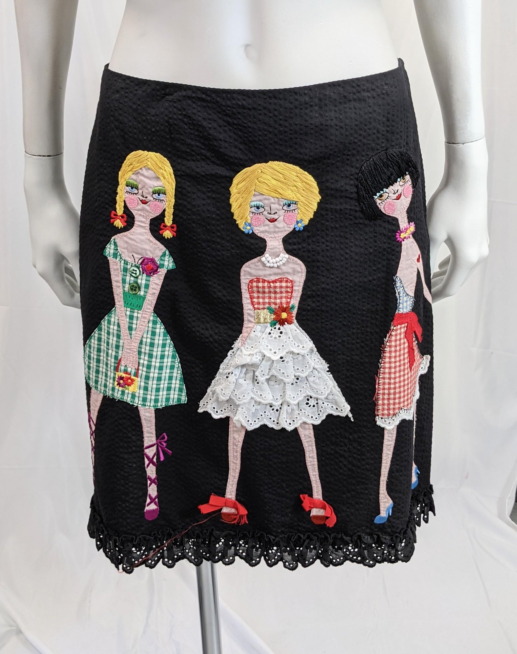 Moschino Applique Doll Set In Good Condition In New York, NY