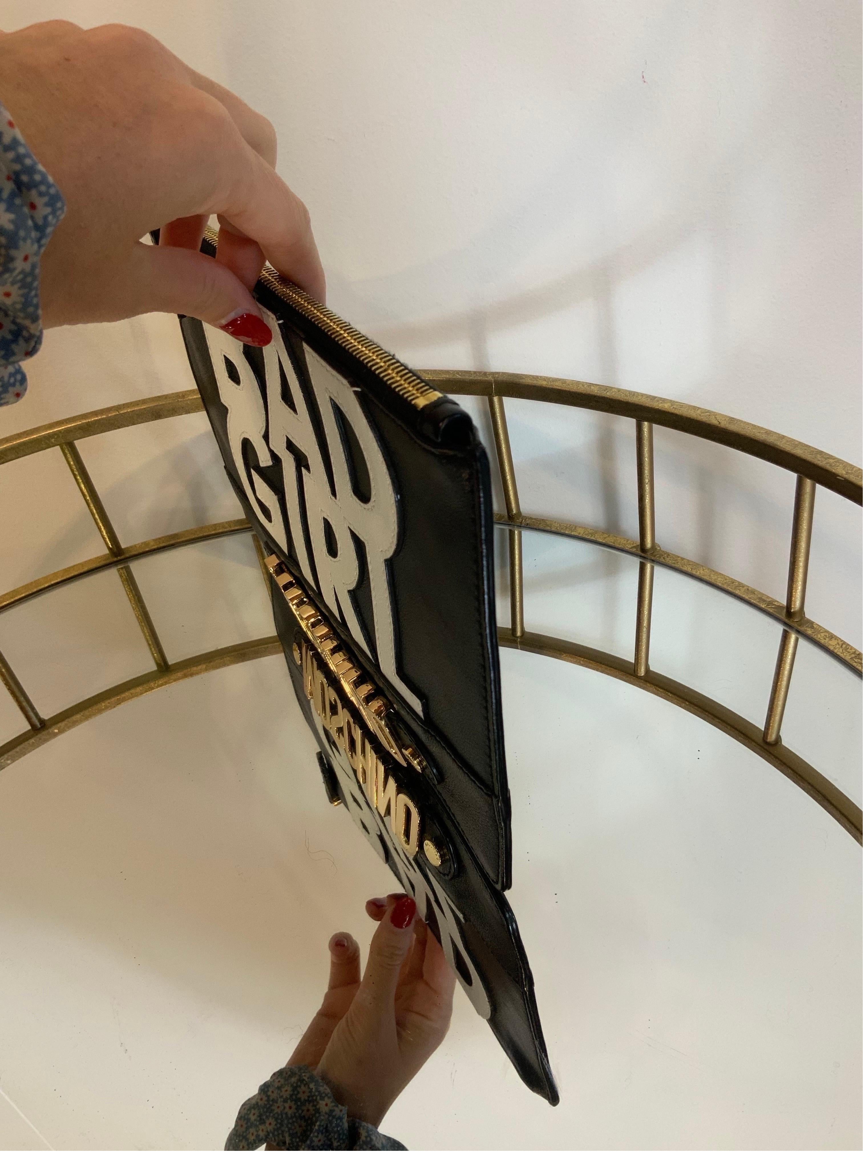Women's or Men's Moschino BAD GIRL Clutch Bag
