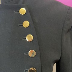 Moschino Band Military Crop Jacket