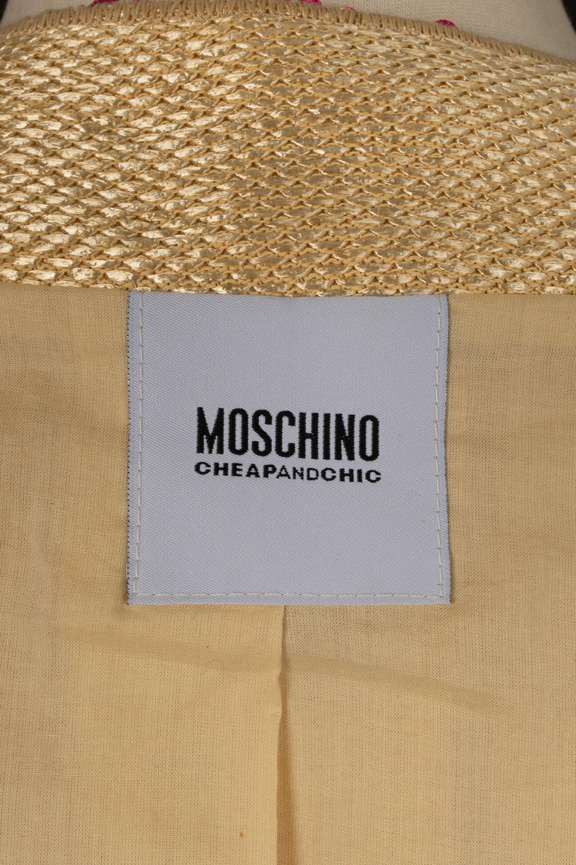 Moschino Beige Raffia Jacket Summer, 2011 4
