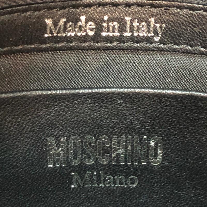 Moschino Biker Bag Printed Leather Medium 2