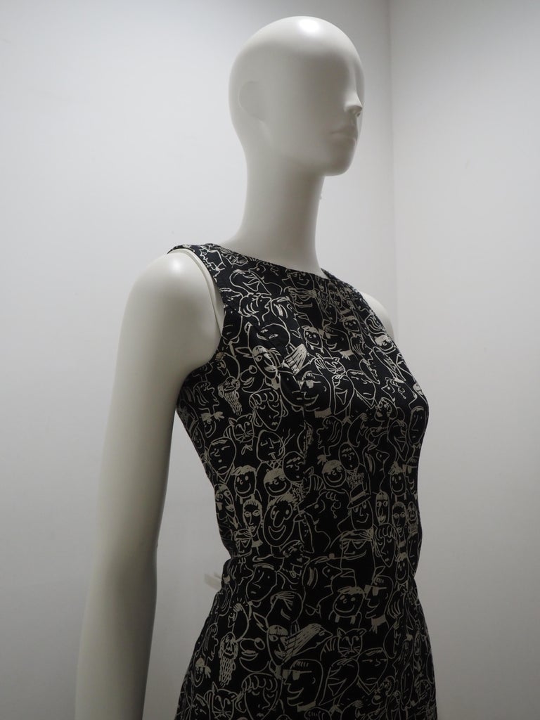 Moschino black and white dress For Sale 5