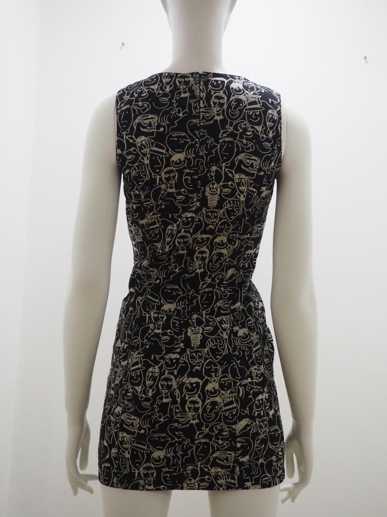 Black Moschino black and white dress For Sale