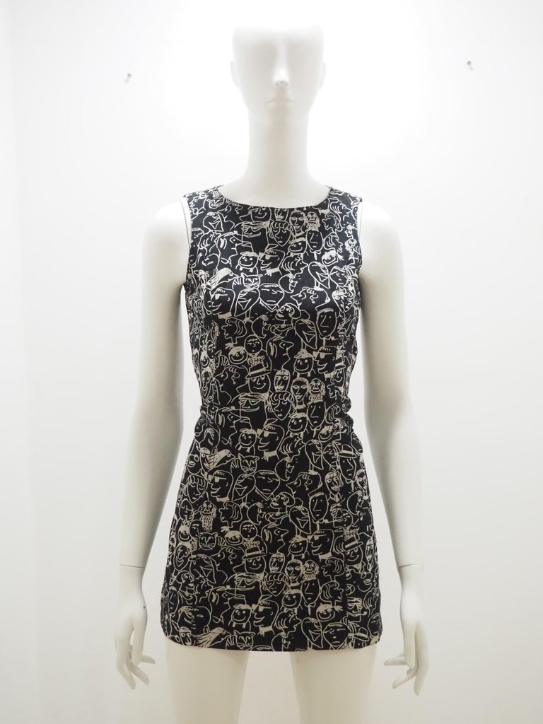 Women's Moschino black and white dress For Sale