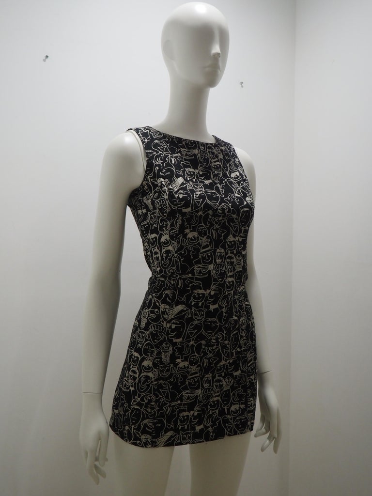 Moschino black and white dress For Sale 3