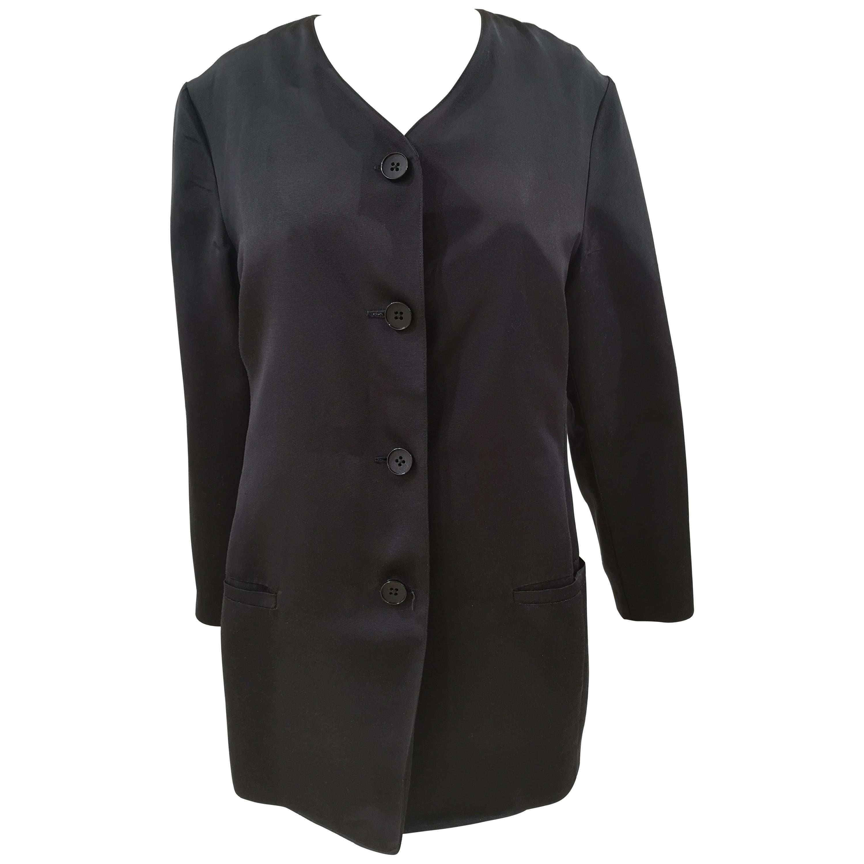 Moschino black blazer For Sale