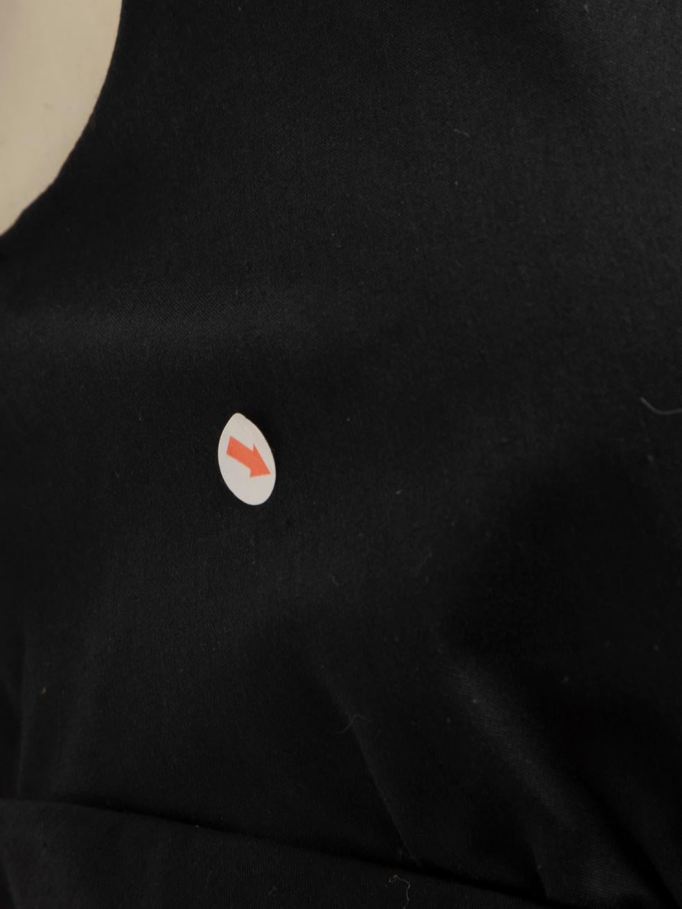 Moschino Schwarz Schleife Detail knielang Kleid Größe S im Angebot 1