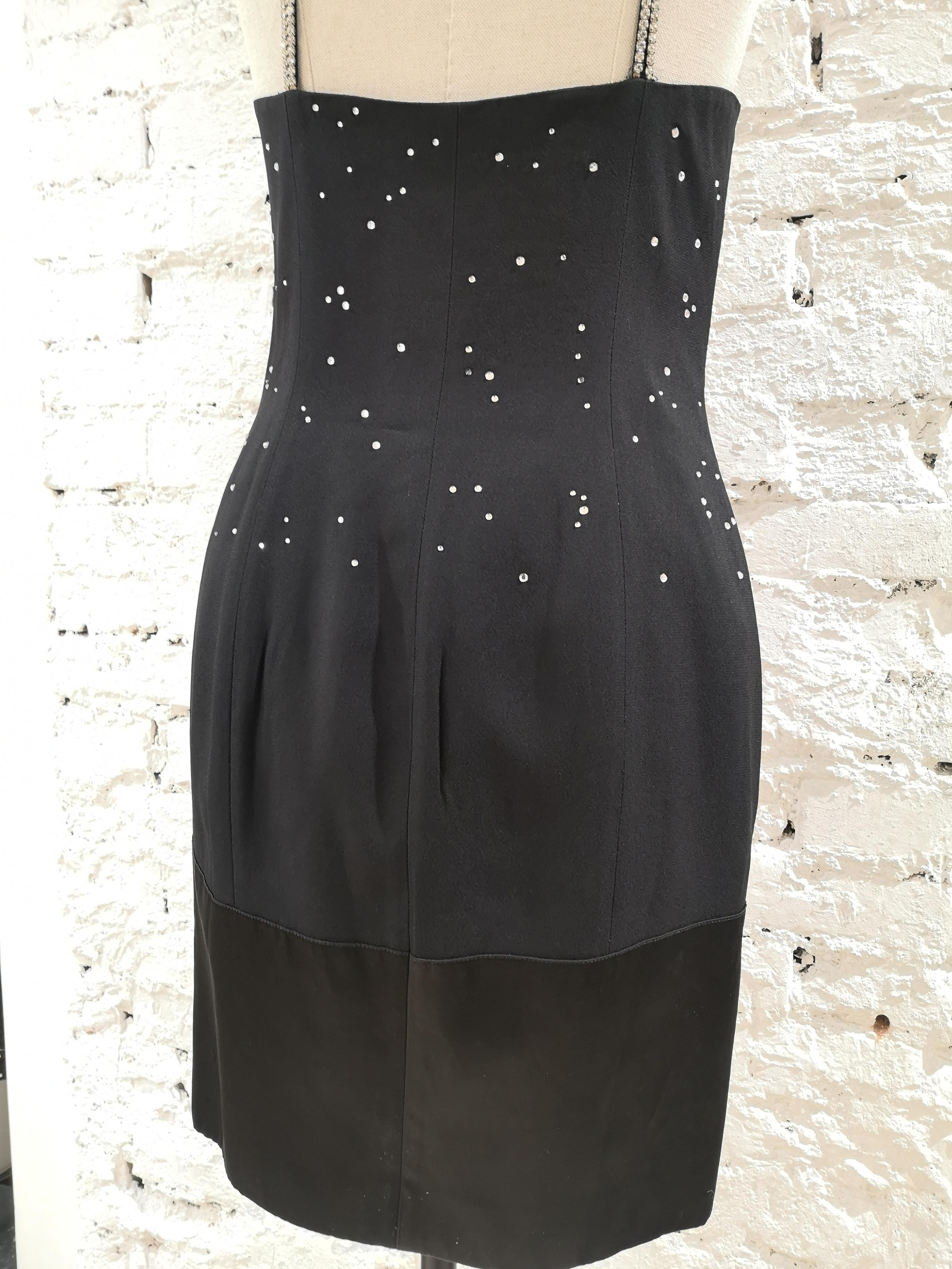 Moschino black city dress In Good Condition In Capri, IT