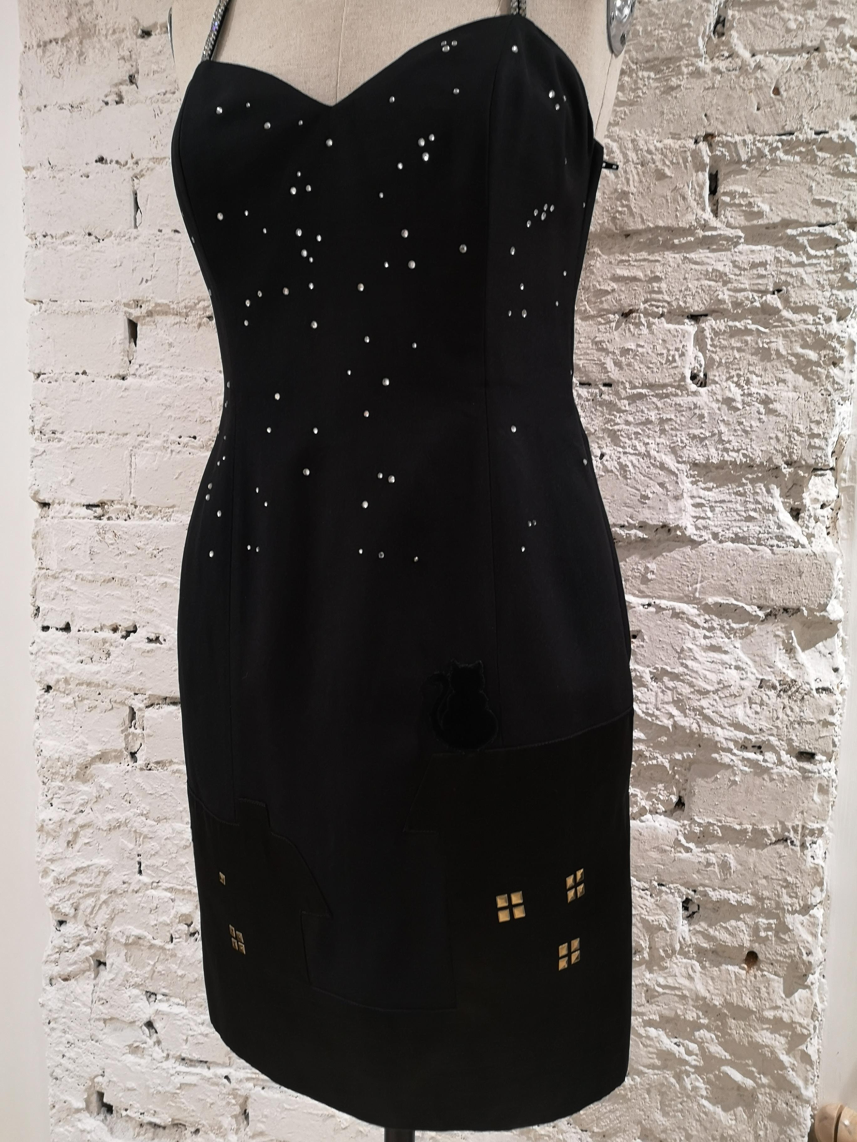 Moschino black city dress 3