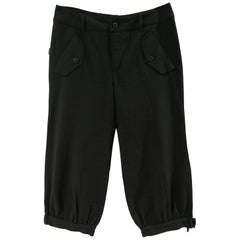 Moschino Pantalones negros de algodón