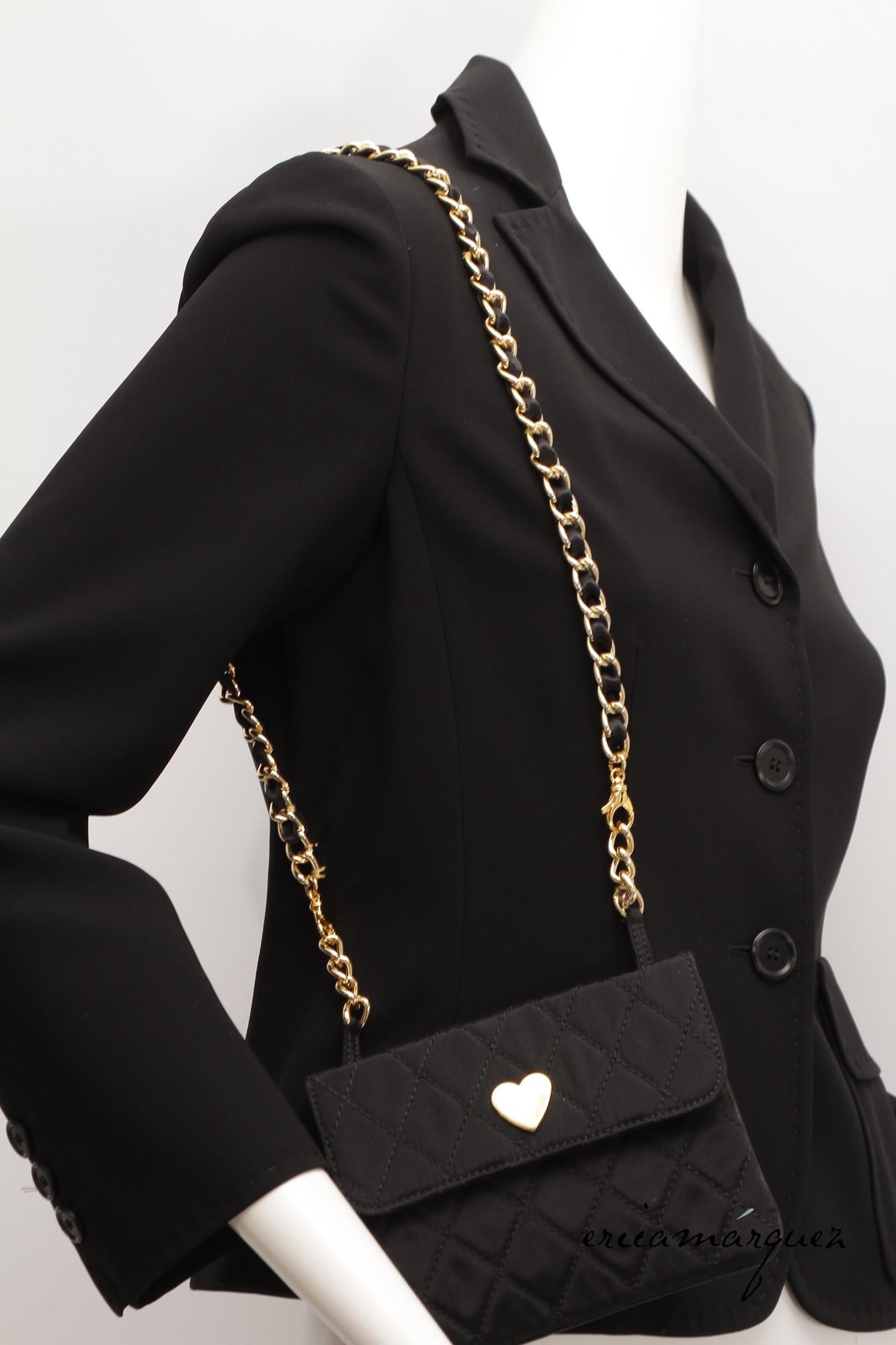 MOSCHINO by Franco Moschino, Schwarzer Blazer mit Handtasche und Hardware-Verzierung im Angebot 6