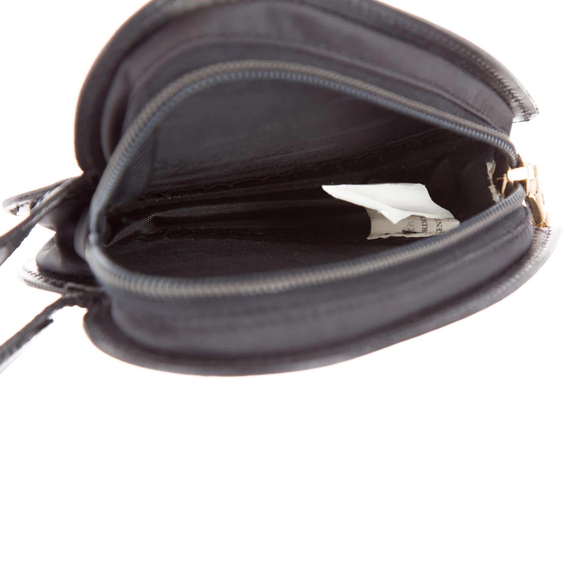 Moschino Black Heart Wristlet Mini Bag For Sale 1