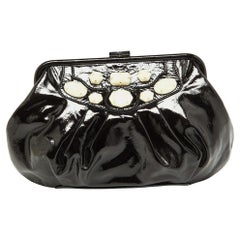 Moschino Bolso de charol negro