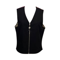 Moschino Black Popeye Whistle Vest 