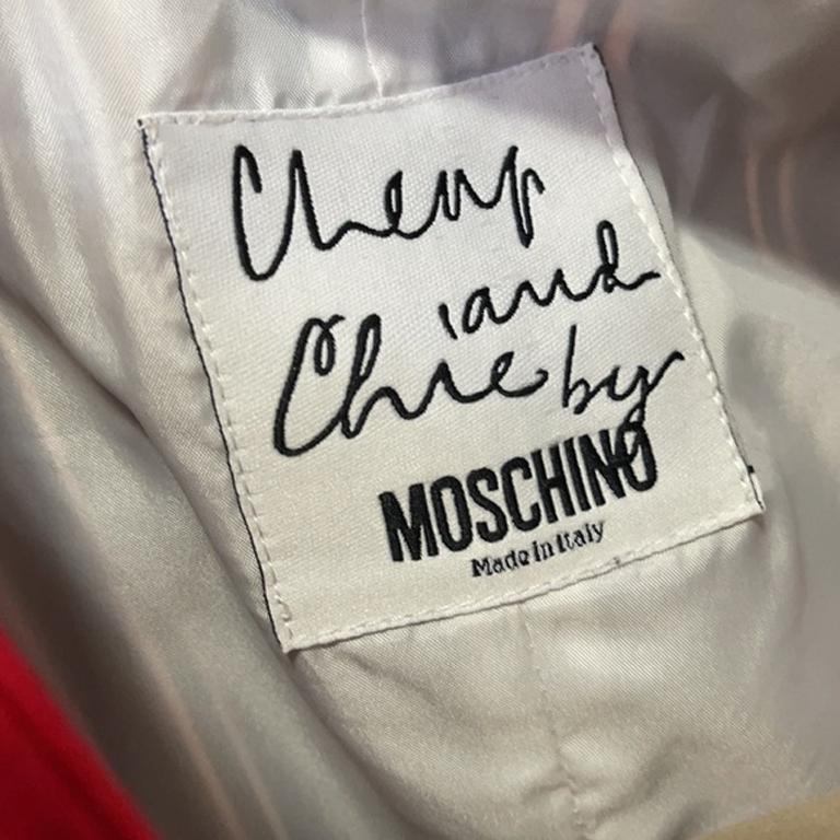 Chaleco Moschino Negro Rojo Lana Mickey Mouse en venta 5