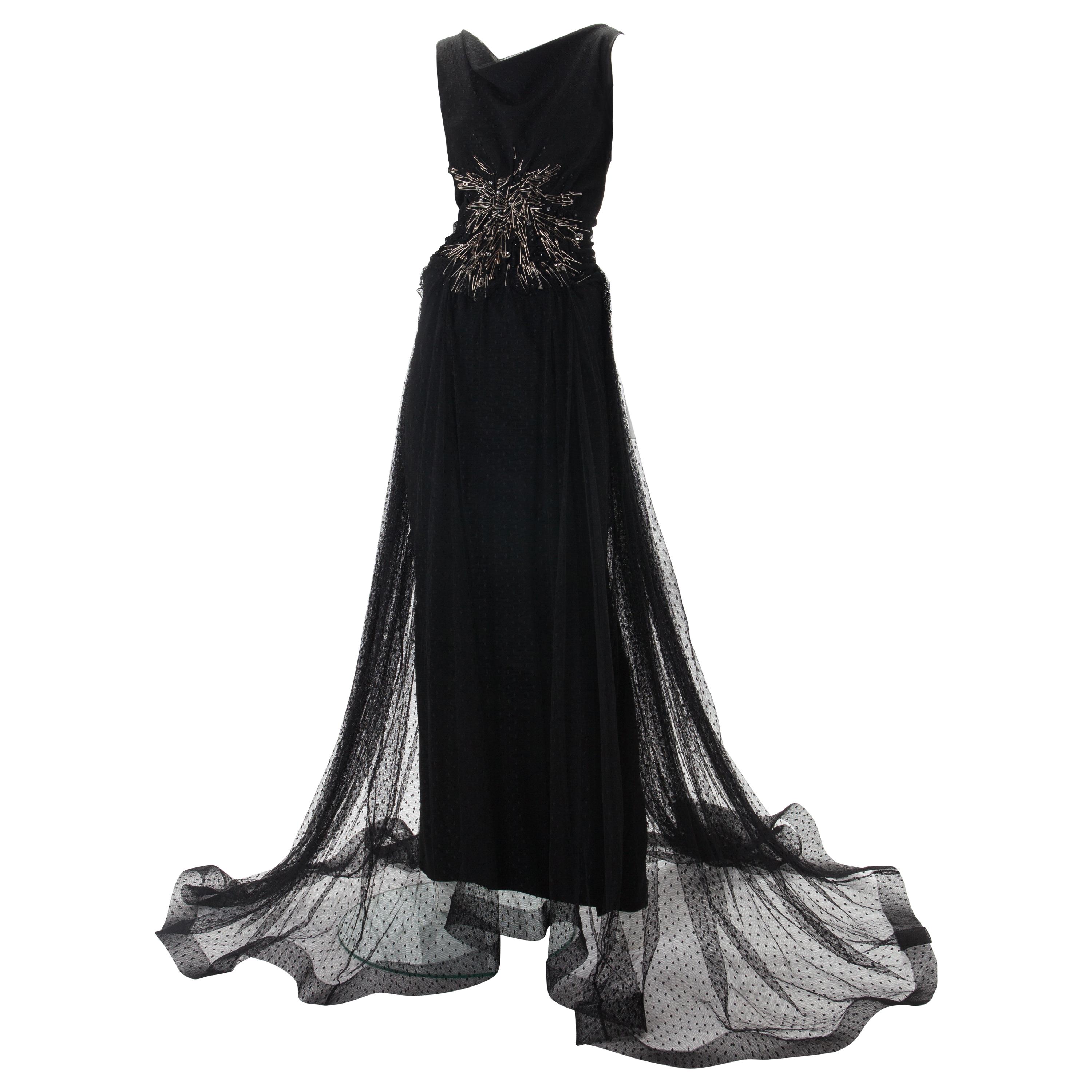 Black Net Dresses 158 For Sale on 1stdibs