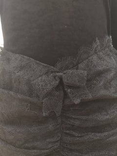 Moschino black velvet dress