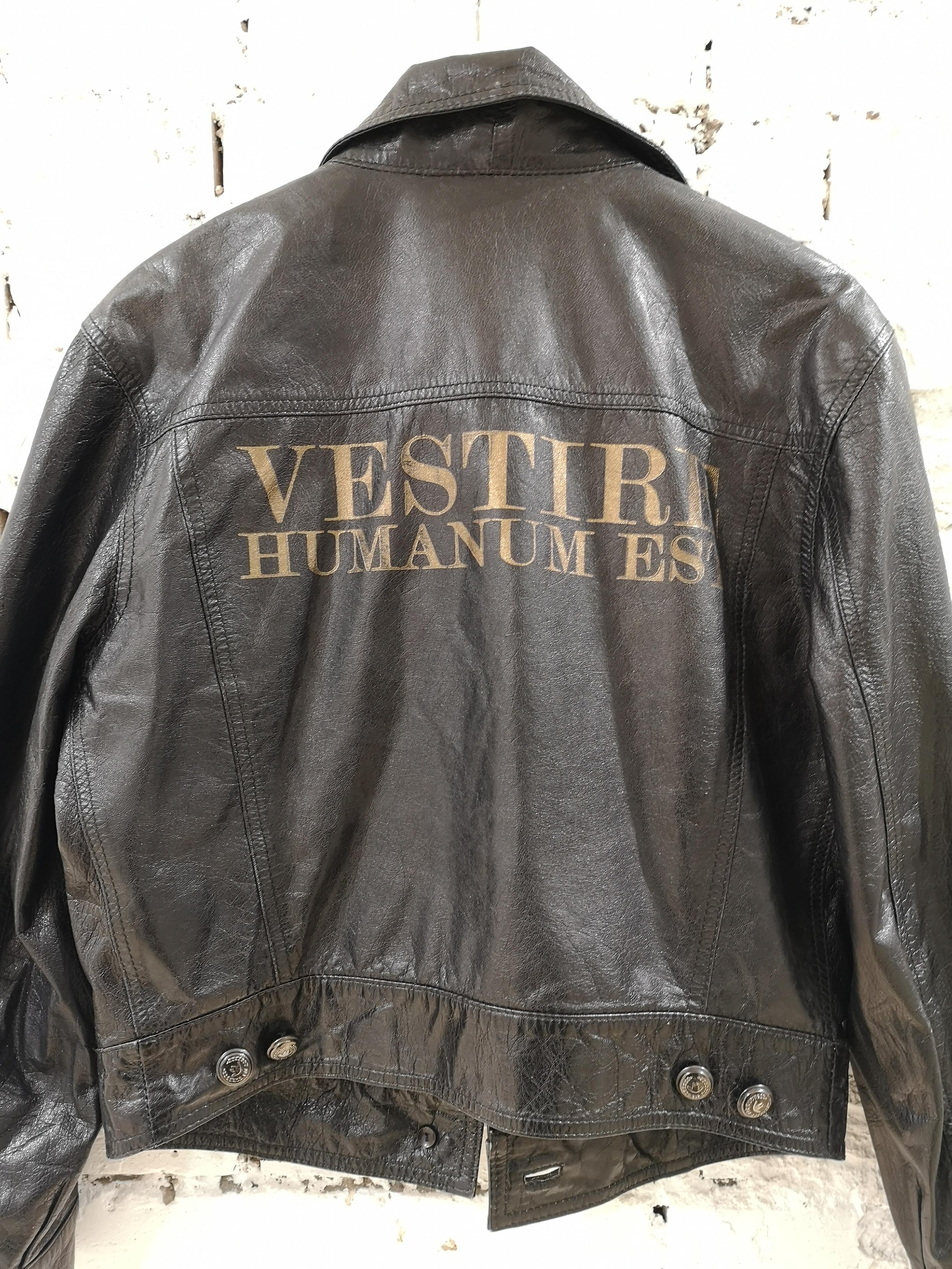 Moschino Black Vestire Humanum Est Jacket 2